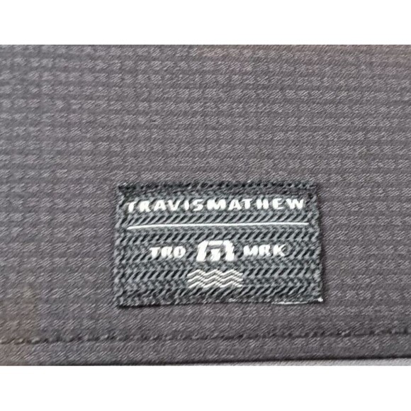 Travis Mathew Dead Giveaway Zip Jacket Size M Black Gray Colorblock Lightweight - Picture 9 of 14